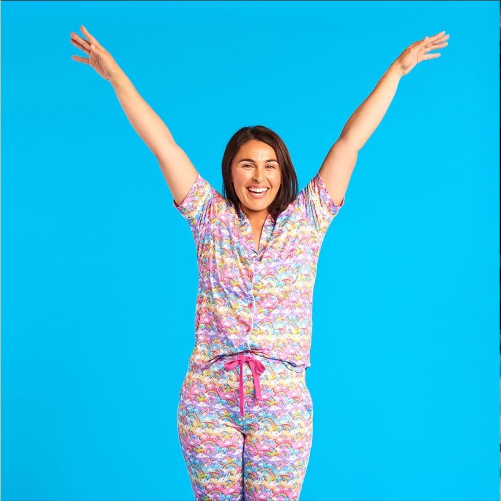 Posh Peanut X Lisa Frank women’s pajama set size